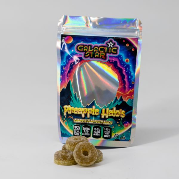Pineapple Halo gummies (250mg per pack) - Image 3