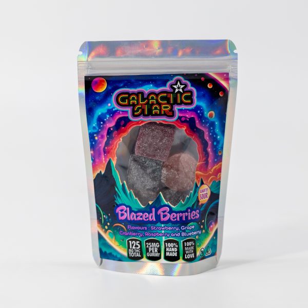 Blazed Fruit gummies (125 mg per pack)