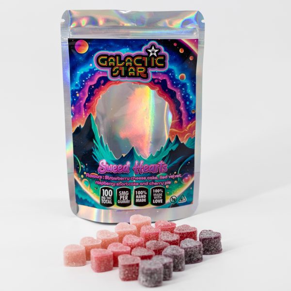 Sweet hearts gummies (100mg per pack) - Image 3